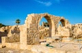 Ruins of Kourion, an ancient city in Cyprus Royalty Free Stock Photo