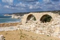 Ruins of Kourion, an ancient Greek city in Cyprus Royalty Free Stock Photo