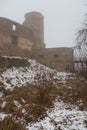 Ruins of the Krakow bishops` castle, Siewierz, Poland.