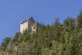 The ruins of Kronburg Castle are located on a steep rock face between Zams and SchÃÂ¶nwies in the Tyrolean Oberland, Austria Royalty Free Stock Photo