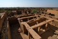 Ruins of Kuldhara houses an abandoned village, Jaisalmer Rajasthan, India. Royalty Free Stock Photo