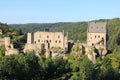 Ruins of Larochette Castle in Luxembourg