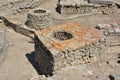 The ruins of the legendary ancient city of Troy near Canakkale, Turkey Royalty Free Stock Photo