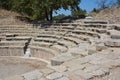 The ruins of the legendary ancient city of Troy near Canakkale, Turkey Royalty Free Stock Photo