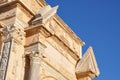 The ruins of Leptis Magna in Khoms, Libya.