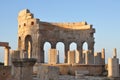 The ruins of Leptis Magna in Khoms, Libya.