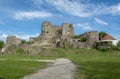 Ruins of the Levice Castle. Levicky hrad, Slovakia Royalty Free Stock Photo