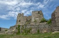Ruins of the Levice Castle. Levicky hrad, Slovakia Royalty Free Stock Photo