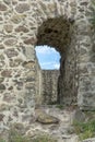 Ruins of the Levice Castle. Levicky hrad, Slovakia