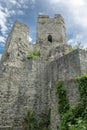 Ruins of the Levice Castle. Levicky hrad, Slovakia Royalty Free Stock Photo