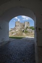 Ruins of the Levice Castle. Levicky hrad, Slovakia Royalty Free Stock Photo