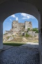 Ruins of the Levice Castle. Levicky hrad, Slovakia Royalty Free Stock Photo