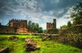 Ruins of library and Iyasu Palace, grandson of Fasilidas in Fasil Ghebbi site , Gonder