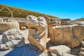 The ruined sculptures of Apadana, Persepolis, Iran Royalty Free Stock Photo