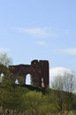 Ruins of Ludza medieval castle.