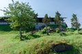 Ruins of Maasi medieval fort-castle, Saaremaa Island, Estonia Royalty Free Stock Photo