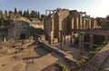 Ruins of Roman Theater in Merida, Extremadura, Spain