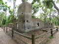 Ruins of a bygone era of plantations and slavery from the the 18th century