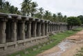 Ruins of market complex in Hampi