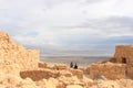 The Ruins of Masada in Israel Royalty Free Stock Photo