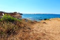 Sicily summer sea coast, Italy Royalty Free Stock Photo