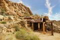 The ruins of the Mastodon gold mine, Joshua Tree National Park, USA Royalty Free Stock Photo