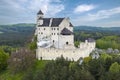 Ruins of medieval castle Bobolice in Poland