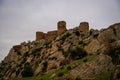 Ruins of medieval castle in Capilla in Estremadura in Spain Royalty Free Stock Photo