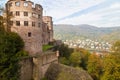 Ruins of medieval castle - Heidelberg. Germany Royalty Free Stock Photo