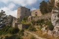 Ruins of the medieval castle of Kantara, North Cyprus