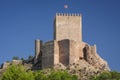Ruins of the medieval castle of Lorca Royalty Free Stock Photo