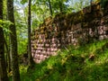 Ruins of the medieval castle of Nidek in the Vosges mountains, Alsace