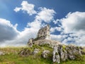 Ruins of medieval castle, Poland. Royalty Free Stock Photo