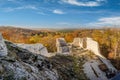 Ruins of medieval castle Smolen Royalty Free Stock Photo