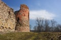 Ruins of the medieval castle of Vastseliina Royalty Free Stock Photo