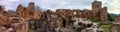 Ruins of medieval castle Wangenbourg on the top of hill, Alsace, Royalty Free Stock Photo