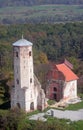 Ruins of the medieval church of St. Martin in Martin Breg, Dugo Selo, Croatia