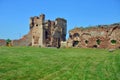 Ruins of medieval fortress Bac, Serbia Royalty Free Stock Photo