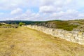 The ruins of the medieval fortress of Cherven Royalty Free Stock Photo