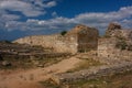 Ruins of the medieval fortress of Kaliakra Royalty Free Stock Photo