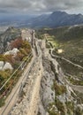 Ruins of the medieval St. Hilarion castle, North Cyprus