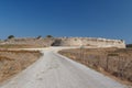 Ruins of the medieval Venetian fort Antimachia, Kos island Royalty Free Stock Photo