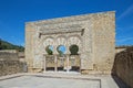 Ruins of Medina Azahara - vast, fortified Andalus palace-city Royalty Free Stock Photo