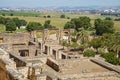 Ruins of Medina Azahara - vast, fortified Andalus palace-city Royalty Free Stock Photo