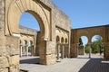 Ruins of Medina Azahara - vast, fortified Andalus palace-city Royalty Free Stock Photo