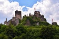 Ruins of Metternich castle in Beilstein Royalty Free Stock Photo
