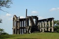 Ruins of the mile long barracks on Corregidor Island, Manila Bay, Philippines