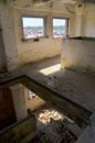 The ruins of military barracks at Borne Sulinowo, Poland