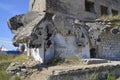 The ruins of military barracks at Borne Sulinowo, Poland