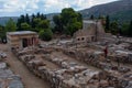 Ruins of the Minotaur's Labyrinth on Crete